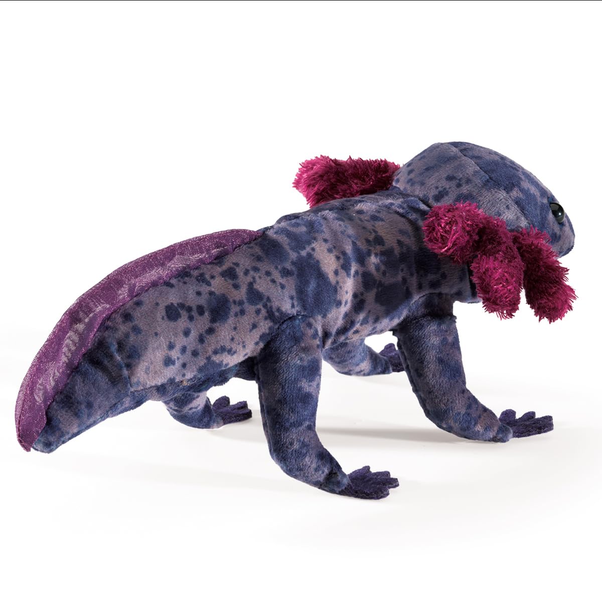 Folkmanis Black Axolotl Finger Puppet