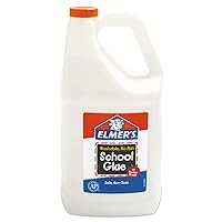 Elmer's Liquid School Glue, Washable, 1 Gallon, 1 Count - Great for Making Slime