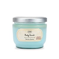 Sabon Large Body Scrub — Delicate Jasmine | Exfoliating Dead Sea Salt Body Scrub | Bergamot, Ylang, Rose | For All Skin Types | 21.2 Oz