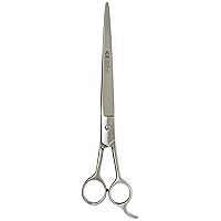 Barber Scissor/Groomer with Rest 10-Inch Stainless Steel Ice Tempered Beveled Edge Straight