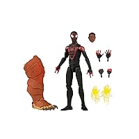 Marvel Legends Series Gamerverse Miles Morales 6-inch Collectible Action Figure Toy and 7 Accessories and 1 Build-A-Figure Part(s)