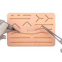 Medarchitect Upgraded Large 3-Layer Suture Pad with Wounds for Practicing Suturing - Not Easily Separate, Tear or Rip