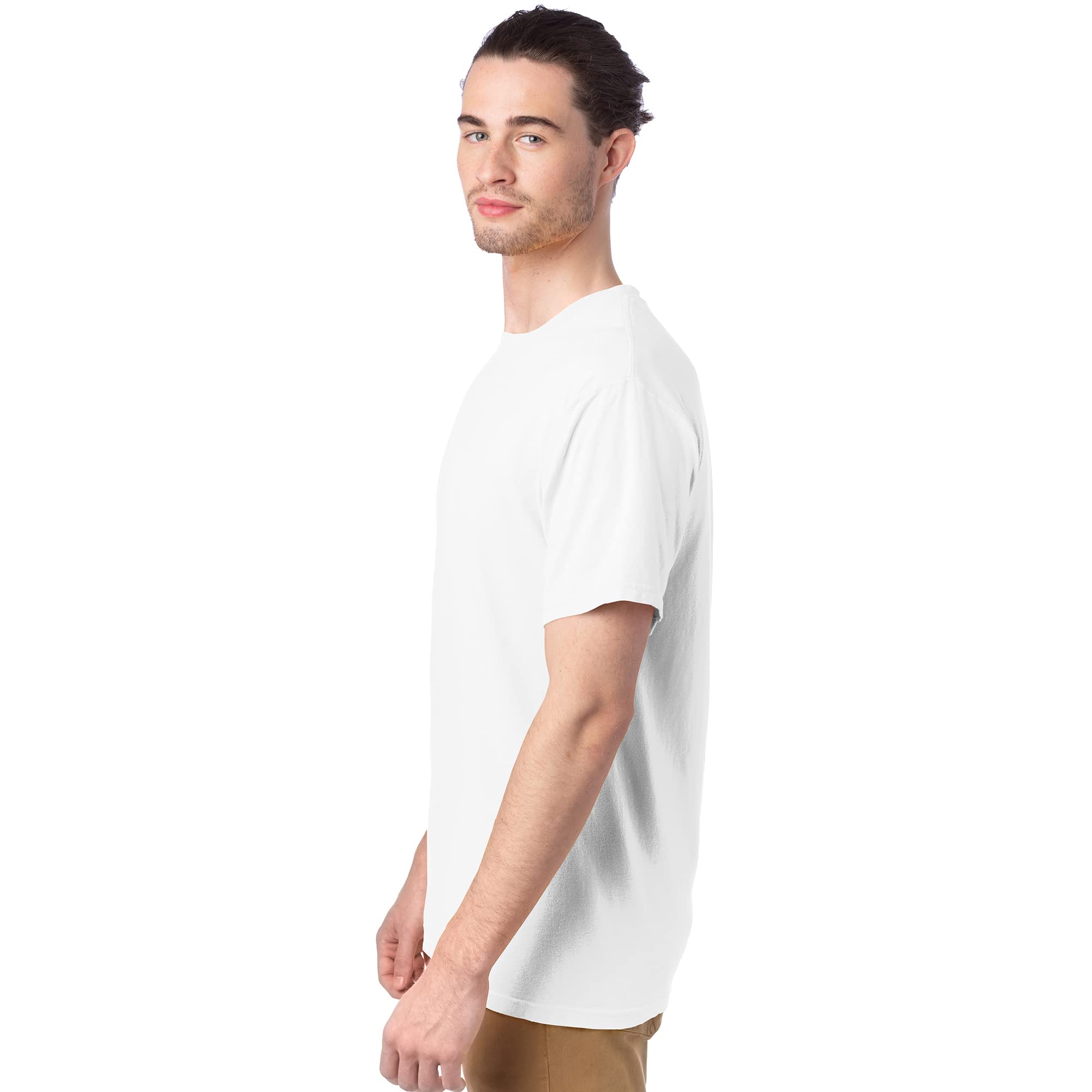 Hanes Originals Garment Dyed T-Shirt, 100% Cotton Men, Vintage Washed Tee