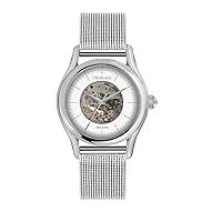 TRUSSARDI Herren Analog Automatik Uhr mit Edelstahl Armband R2423127001