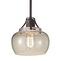 Feiss Lighting-Urban Renewal-Mini-Pendant 1 Light in Period Inspired Style-8 Inch Wide by 8 Inch High