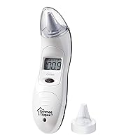 Tommee Tippee Closer to Nature Digital Ear Thermometer for Babies and Adults | 1 Second Results | Large LCD Display