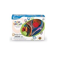 New Sprouts Garden Fresh Salad Set - 38 Pieces, Ages 18+ Months Pretend Play Food, Play Food for Toddlers, Toddler Kitchen Play Toys