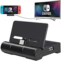 [2021 Version] Switch Dock, Switch TV Docking Station Replacement for Switch Dock, Portable Switch Charging Dock with HDMI, USB 3.0 Port