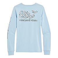 vineyard vines Women's Hanukkah Icons Long-Sleeve Pocket Tee