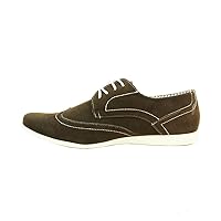 Coronado Men's Casual Shoes Cody-4 Faux Suede Soft Comfort Oxford with a Classic Wing Tip Toe