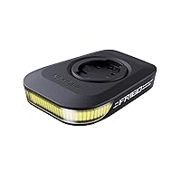 RAVEMEN FR160 Compatible with Garmin Cycling GPS/Bike Computer, IPX6 Waterproof Bike Light with Side Visibility Warning Flash Light 6 Light Modes for Riding Safety (Patent Protected)