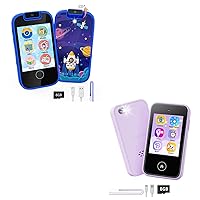 Kids Toy Smartphone, Gifts and Toys for Girls Ages 3-7, Kids Fake Play Cell Phone with Music Player Camera SD Card, for 3 4 5 6 7 8Years Old