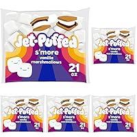 Jet-Puffed S'more Vanilla Marshmallows, 21 Oz (Pack of 5)