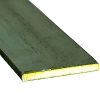 Solid Flat Bar Steel Plate - Hot Rolled - Plain Raw Material Metal Stock - 1/8'' Thick (3FT, 2in)