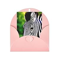 Zebra Greeting Card Blank Card With Envelope, Husband Anniversary Card, Boyfriend Birthday Card, Love Card, Boyfriend Card, Valentine'S Day Card (Vertical)