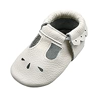 iEvolve Baby Leather Shoes Soft First Walker Shoes Crib Shoes Moccasins for Toddlers