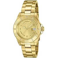 Invicta Men's Pro Diver 40mm Gold Tone & Rose Gold Tone Stainless Steel Quartz Diamond Accented Watch, Gold/Rose (Model: 12820, 12821)