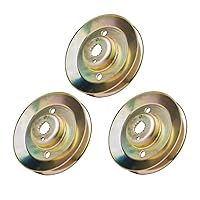 3 Pack Mower Upgraded Spindle Pulley Replace M163464 M154394 Deck Spindle Pulley Compatible with John Deere M163464, M154394, Z425, Z435, Z445 Ztrak Zero Turn Mowers - Blade Drive Pulley Round
