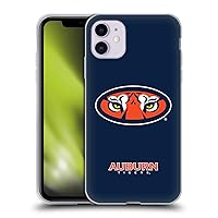 Officially Licensed Auburn University AU Plain Soft Gel Case Compatible with Apple iPhone 11