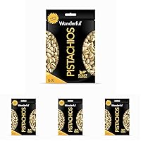 In Shell, Lightly Salted Nuts, 16 Ounce Resealable Bag - Healthy Snack, Protein Snack, Pantry Staple (Pack of 4)