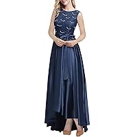 A-line Elegant Mother of The Bride Dress Bateau Sleeveless Ankle Length Wedding Guest Dress with 2024