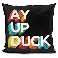 Ay Up Duck Contrado Decorative Accent Throw Pillow