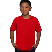 Next Level Boy's Baby-Rib Soft Jersey T-Shirt_Vintage Red_Medium (Pack of 12)