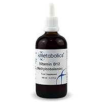 Liquid B12 Methylcobalamin Vitamin B12 Supplement Containing Only Methylcobalamin & Purified Water — Contributes to The Reduction of Tiredness & Fatigue | Additive Free