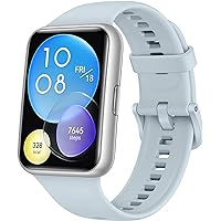 HUAWEI Watch FIT 2 Smartwatch, 1.74-inch Display, Bluetooth Calling, Up to 10 Days Battery Life, Quick-Workout Animations - (Blue)