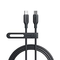 Anker USB C to C Cable (240W 6ft), Charging Cable for iPhone 15/15Pro,MacBook Pro 2020, iPad Air 4, Samsung Galaxy S23+/S22 Ultra (Phantom Black)