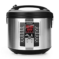 Rice Cooker 10 cup uncooked, Food Steamer, Stewpot, Saute All in One (12 Digital Cooking Programs) Multi Cooker Large Capacity 5.2Qt, 24 Hours Preset
