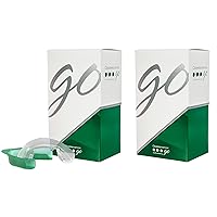 Go - Prefilled Teeth Whitening Trays (2 Packs / 20 Treatments) - 15% Hydrogen Peroxide - Mint - 5194-2