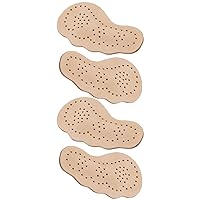 Happyyami 2 Pairs Non-Slip Stickers Shoe Cushions Shoe Accessories Half Shoe Insoles high Heel Insoles high Heel Shoe pad of Foot Pads Forefoot Metatarsal Pads Sole pad high Heels Leather