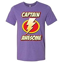 Captain Awesome Asst Colors Mens Lightweight Fitted T-Shirt/tee