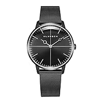Class Four Teen WDI19BB001W Women's Wrist Watch, Volante, Black, Mesh, 1.4 inches (36 mm), Black