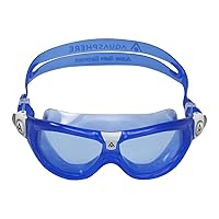 Aquasphere SEAL Kids (Ages 3+) Swim Goggles, Made in ITALY - Wide Vision, Comfort, E-Z Adjust, Anti Scratch & Fog, Leak Free
