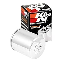 K&N Motorcycle Oil Filter: High Performance, Premium, Designed to be used with Synthetic or Conventional Oils: Fits Select Harely Davidson Motorcycles, KN-170C