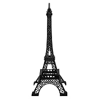 Homeford Eiffel Tower Paris France Metal Cake Stand, 6-Inch, Black