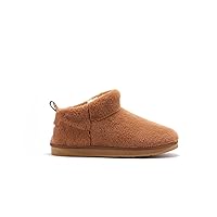 LUXE Women's Cosy Ultra Short Chestnut Fashion Boot