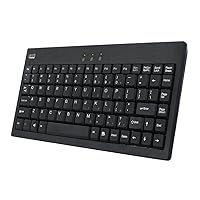 Adesso AKB-110B - EasyTouch Mini Keyboard - USB and PS/2 Black