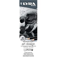 LYRA Rembrandt Art Design Sketch Pencils - Graphite Pencil Set of 6 for Artists and Students of all Ages - Versatile Art Sketching Pencils for Drawing Sketching Designing and More