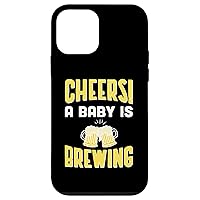 iPhone 12 mini Baby Is Brewing Funny Pregnancy Announcement Designer Case