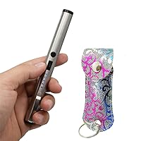 FIGHTSENSE Heavy Duty Pain Pen stun Gun with Flashlight & Pepper Spray for Men and Women self-Defense with 35,000,000 V Intolerable Charge
