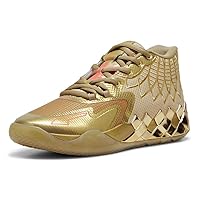 Puma Mens Mb.01 Golden Child Lace Up Basketball Sneakers Shoes Court - Gold
