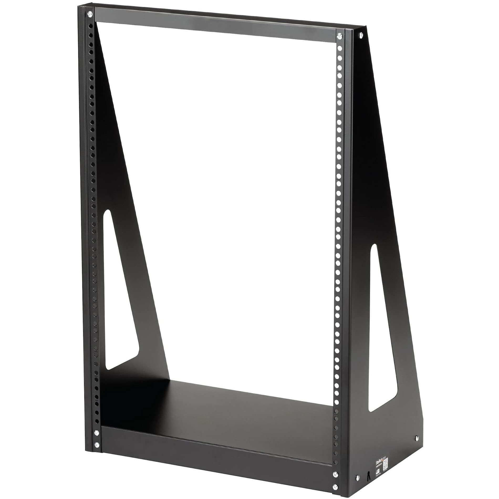 StarTech.com 16U Open Frame Network Rack - 19" 2 Post Free Standing Desktop Rack for Computer, AV, Media, IT Equipment for Server Room (2POSTRA...