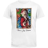 Old Glory Grateful Dead - Jerry Garcia Christmas White T-Shirt - Small