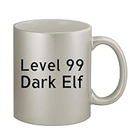 Level 99 Dark Elf - 11oz Silver Coffee Mug Cup