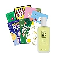 Best of Seven Facial Masks and Urban Calm Soft Essence Bundle - Hydrating and Softening Skincare - for All Skin Types - 7 Sheet Masks and 1 Skin Essence