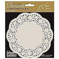  Royal Lace Fine Quality Paper Products, Medallion Lace Round Paper  Doilies, 4-Inch, White, 1 Piece, Pack Of 40 Each