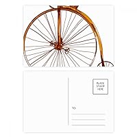 Old Fashioned Bicycle High Wheeler Britain Postcard Set Birthday Mailing Thanks Greeting Card